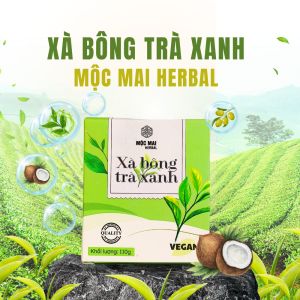 Xà bông trà xanh Mộc Mai Herbal